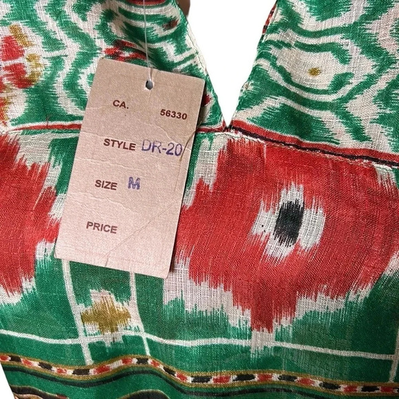 Festival vtg halter dress,smock,sheer overlays,chiffon,fairycore,romantic ,NWT - Picture 6 of 12